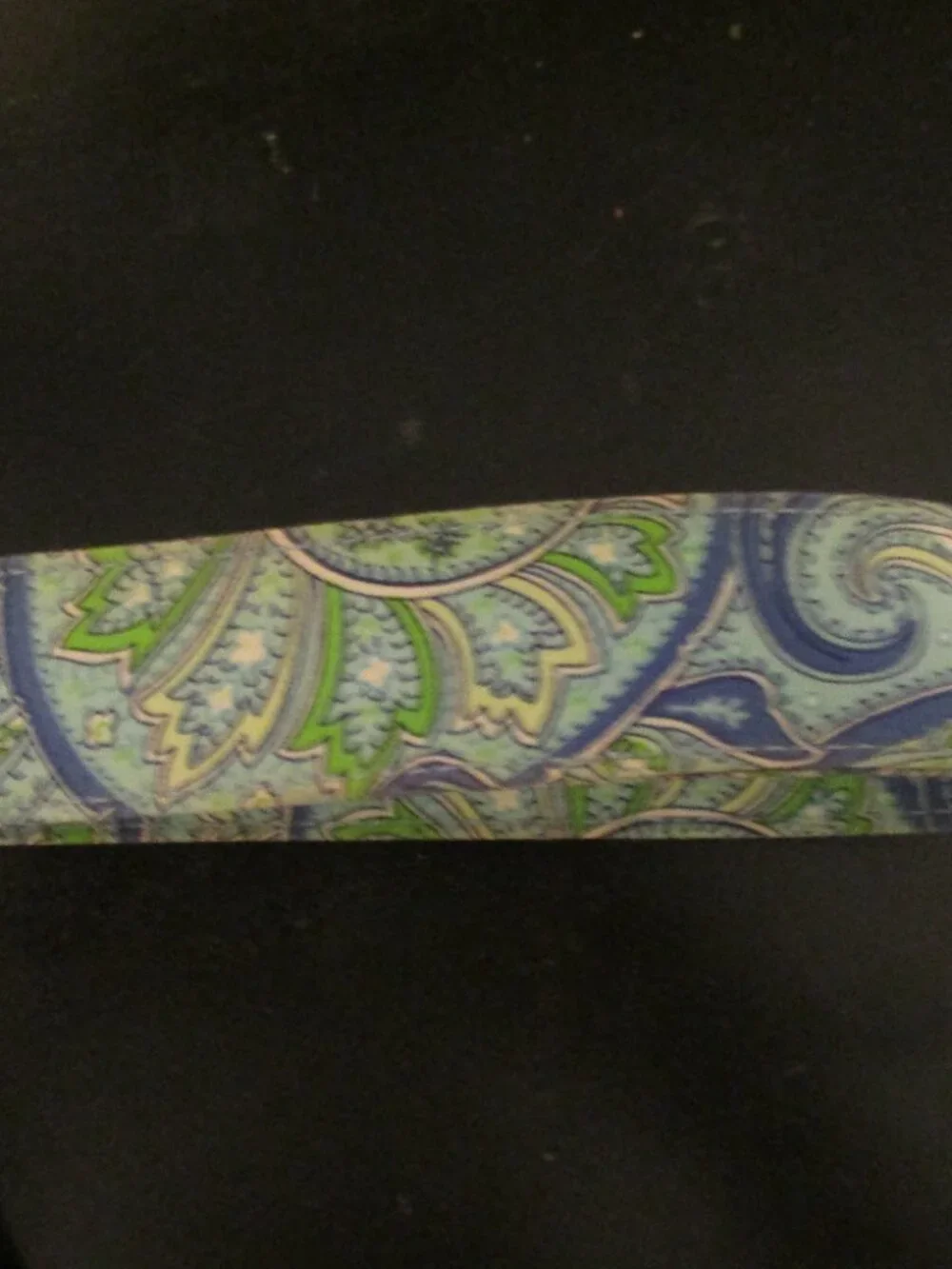 NWT Lilly Pulitzer ~ Paisley Print D-Ring Belt ~ Leather Detail ~ L ~ $65